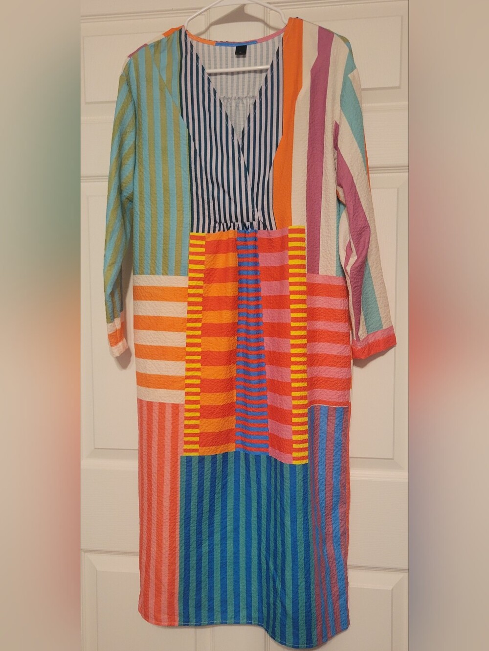Multi Colored Midi Dress - Picture 4 of 7